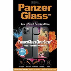Zadný kryt PanzerGlass ClearCase pre Apple iPhone 11 Pro, čierna | pgs.sk