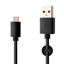 FIXED Dátový a nabíjací kábel USB/USB-C, USB 2.0, 60 W, 2 m, čierny - foto | pgs.sk