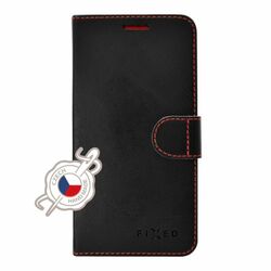 Knižkové puzdro FIXED Fit pre Apple iPhone 12/12 Pro, čierna