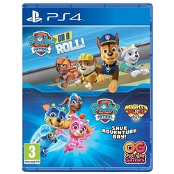 Paw Patrol: On a roll! and PAW Patrol: Mighty Pups Save Adventure Bay Bundle (PS4)