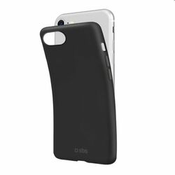 Zadný kryt SBS Sensity pre Apple iPhone SE 2022/SE 2020/8/7, čierna
