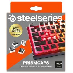 Klávesy SteelSeries PrismCAPS čierne, US foto