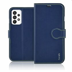 Puzdro Fonex Book Identity pre Samsung Galaxy A53, modré