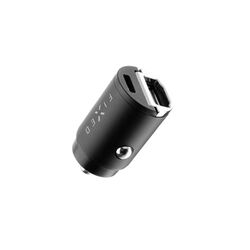 FIXED Autonabíjačka s USB-C a USB-A, PD, QC 3.0, 30 W, čierna | pgs.sk
