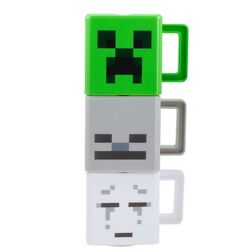 Šálky Minecraft Stacking Mugs x3