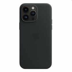 Kožený zadný kryt pre Apple iPhone 14 Pro Max s MagSafe, polnočná