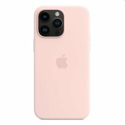 Silikónový zadný kryt pre Apple iPhone 14 Pro Max s MagSafe, kriedovo-ružová
