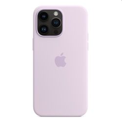 Silikónový zadný kryt pre Apple iPhone 14 Pro Max s MagSafe, orgovánovo modrá