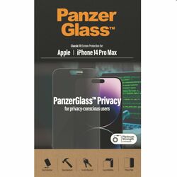 Ochranné sklo PanzerGlass Privacy AB pre Apple iPhone 14 Pro Max, čierne
