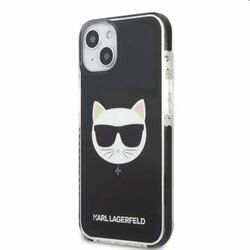 Zadný kryt Karl Lagerfeld TPE Choupette Head pre Apple iPhone 13, čierna