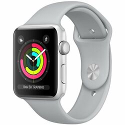 Apple Watch Series 3 GPS, 38mm | Silver, Trieda C - použité, záruka 12 mesiacov 