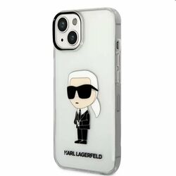 Puzdro Karl Lagerfeld IML Ikonik NFT pre Apple iPhone 14, transparentné