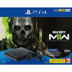 Sony PlayStation 4 Slim 500GB, jet black + Call of Duty: Modern Warfare II foto