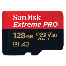 SanDisk Extreme PRO microSDXC 128 GB 200 MB/s s adaptérom | pgs.sk