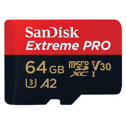 SanDisk Extreme PRO microSDXC 64 GB 200 MB/s s adaptérom | pgs.sk