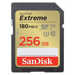 SanDisk Extreme SDXC 256 GB 180 MB/s V30 UHS-I U3 | pgs.sk