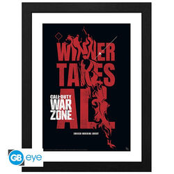Zarámovaný plagát Winner Takes All (Call of Duty War Zone)