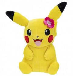 Plyšák Pikachu with Pink Flower (Pokémon) 20 cm