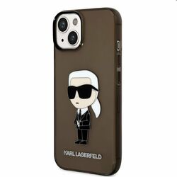 Zadný kryt Karl Lagerfeld IML Ikonik NFT pre Apple iPhone 14, čierna