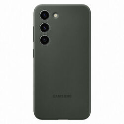 Zadný kryt Silicone Cover pre Samsung Galaxy S23, kaki