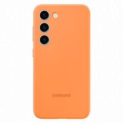 Zadný kryt Silicone Cover pre Samsung Galaxy S23, oranžová