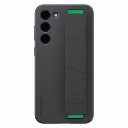 Zadný kryt Silicone Grip Cover pre Samsung Galaxy S23 Plus, čierna foto