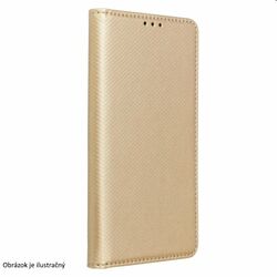 Knižkové puzdro Smart Case Book pre Samsung Galaxy S23 Ultra, zlatá foto