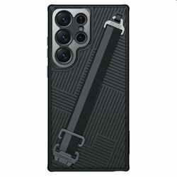 Zadný kryt Nillkin Strap pre Samsung Galaxy S23 Ultra, čierna