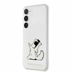 Zadný kryt Karl Lagerfeld PC/TPU Choupette Eat pre Samsung Galaxy S23, transparentná | pgs.sk