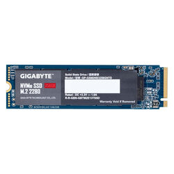 GIGABYTE 256 GB NVMe SSD disk, M.2, (1700 MB/s, 1100 MB/s) | pgs.sk