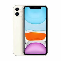 Apple iPhone 11, 128GB | White, Trieda B - použité, záruka 12 mesiacov