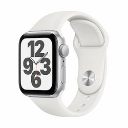 Apple Watch SE GPS, 44mm, strieborná, Trieda C - použité, záruka 12 mesiacov foto