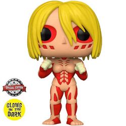 POP! Animation: Female Titan (Attack on Titan) Special Edition 15 cm (Glows in The Dark) - OPENBOX (Rozbalený tovar s pl