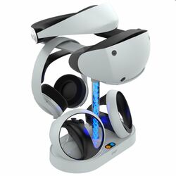 iPega PlayStation 5 VR2 multifunkčný nabíjací stojan foto