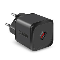 SBS Cestovný adaptér Mini USB-C, GaN, 30 W, PD, čierna foto
