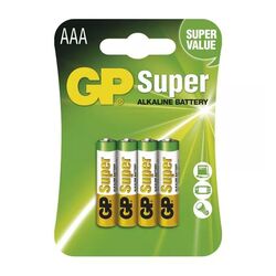 GP alkalická batéria SUPER AAA (LR03) 4BL - foto | pgs.sk