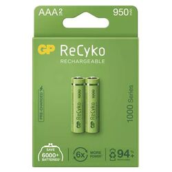 GP nabíjacia batéria ReCyko 1000 AAA (HR03), 2 kusy | pgs.sk