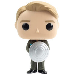 POP! Marvel: Cap with Prototype Shield Metallic (Captain America) Special Edition - OPENBOX (Rozbalený tovar s plnou zár na pgs.sk
