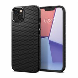 Zadný kryt Spigen Liquid Air pre iPhone 13 mini, čierna - OPENBOX (Rozbalený tovar s plnou zárukou)