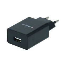 Sieťový Adaptér Swissten Smart IC 1x USB 1A + Dátový kábel USB / Lightning 1,2 m, čierny