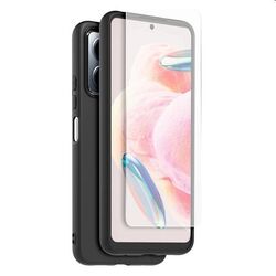 Zadný kryt a ochranné sklo Made for Xiaomi TPU pre Xiaomi Redmi Note 12 4G, čierna
