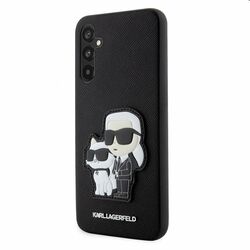 Zadný kryt Karl Lagerfeld PU Saffiano Karl and Choupette NFT pre Samsung Galaxy A54 5G, čierna | pgs.sk