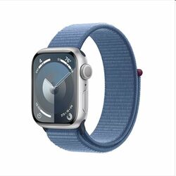 Apple Watch Series 9 GPS 41mm strieborná , hliníkové puzdro so športovým remienkom ľadová modrá | pgs.sk