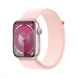 Apple Watch Series 9 GPS 45mm ružová , hliníkové puzdro so športovým remienkom svetlá ružová | pgs.sk