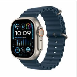 Apple Watch Ultra 2 GPS, 49mm , titánové puzdro s oceánskym remienkom modrá | pgs.sk