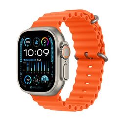 Apple Watch Ultra 2 GPS, 49mm , titánové puzdro s oceánskym remienkom oranžová | pgs.sk