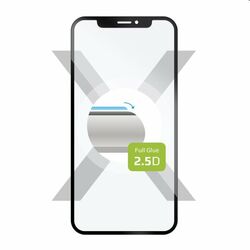 FIXED Full-Cover ochranné sklo pre Motorola Moto G72, čierna foto