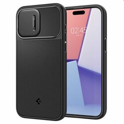 Puzdro Spigen Optik Armor MagSafe pre Apple iPhone 15 Pro, black