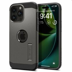 Zadný kryt Spigen Tough Armor MagSafe pre Apple iPhone 15 Pro, gunmetal
