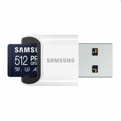 Samsung PRO Ultimate Micro SDXC 512 GB, USB adaptér | pgs.sk